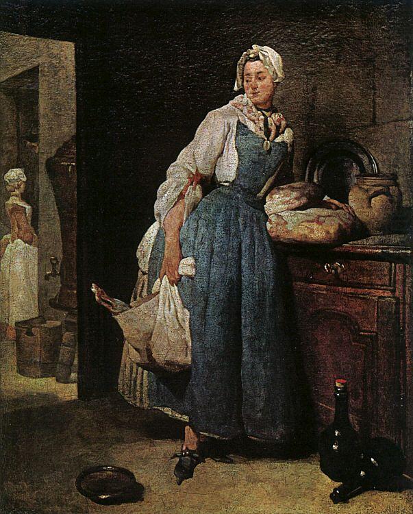 The Return from Market, Jean Baptiste Simeon Chardin